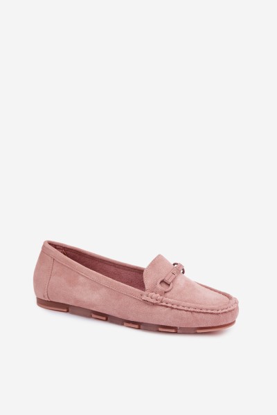 Women's Flat Pink Moccasins Olisa 2