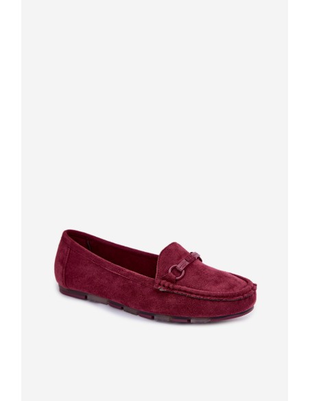 Women's Flat Burgundy Loafers Olisa