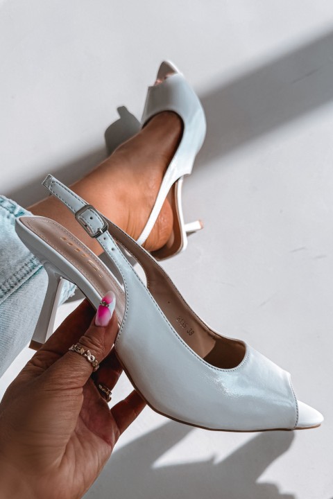 Women's High Heel White Sandals Sevina