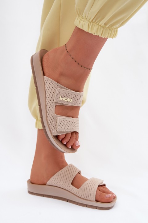 Women's Slippers INBLU AG000015 Beige