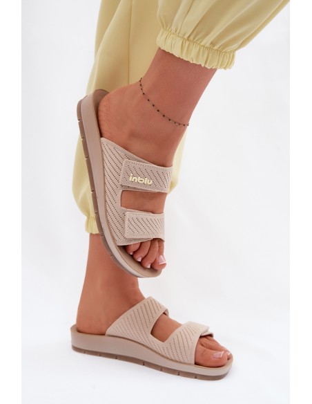 Women's Slippers INBLU AG000015 Beige