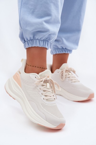Women's Platform Sports Shoes Beige Gelirae