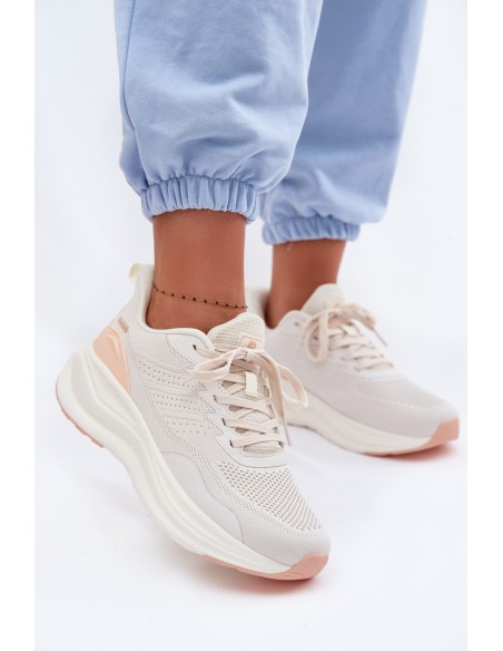 Women's Platform Sports Shoes Beige Gelirae