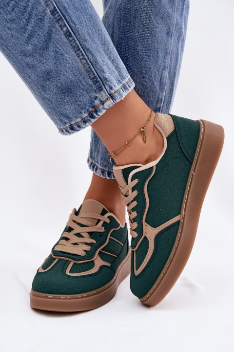 Low Women's Sneakers Green Brenelle