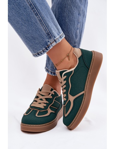Low Women's Sneakers Green Brenelle