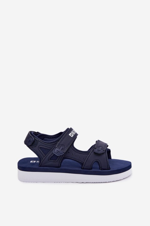 Women's Sports Platform Sandals Big Star LL274792 Navy Blue
