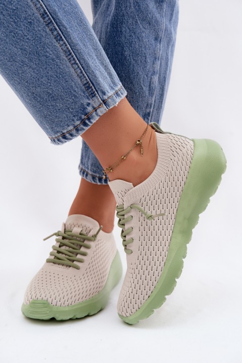 Material Women's Sports Shoes Beige Helinae