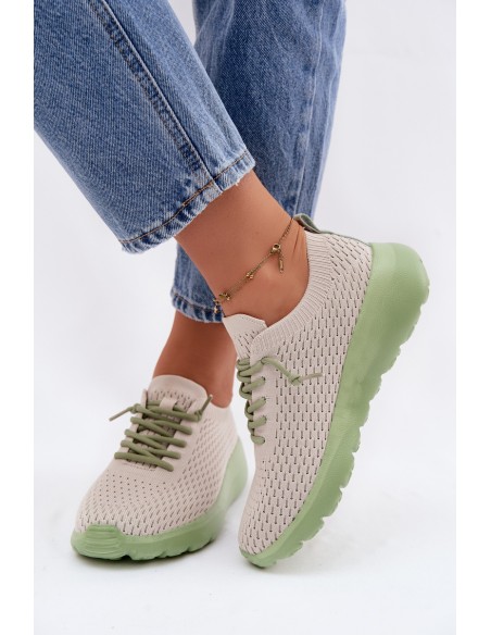 Material Women's Sports Shoes Beige Helinae