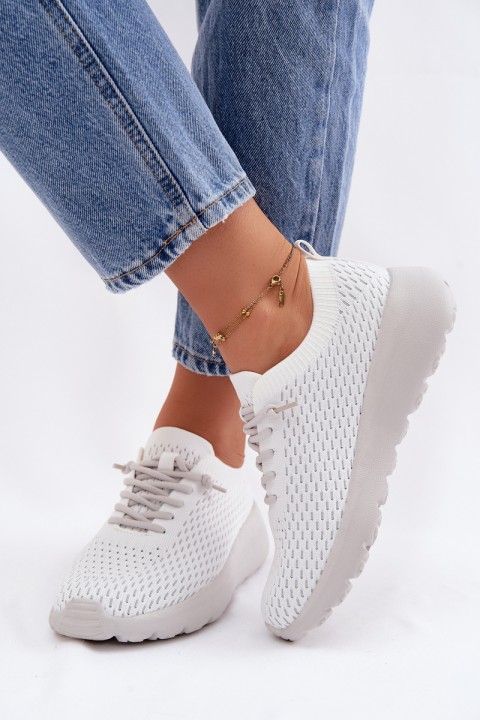 Material Women's Sports Shoes White Helinae