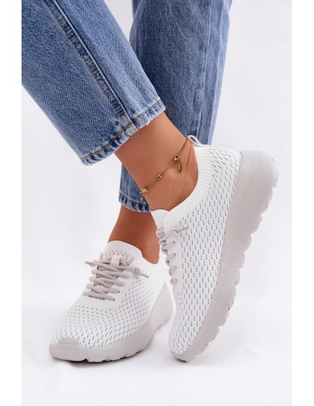 Material Women's Sports Shoes White Helinae