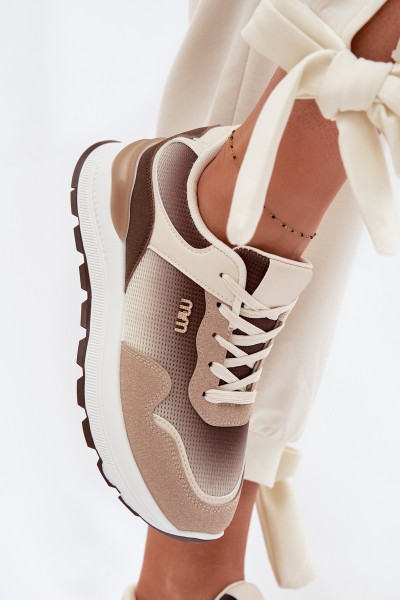 Women's Platform Sneakers Brown Lelmira