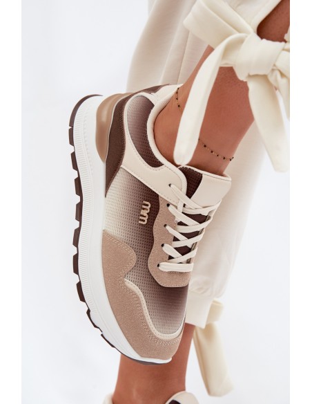 Women's Platform Sneakers Brown Lelmira
