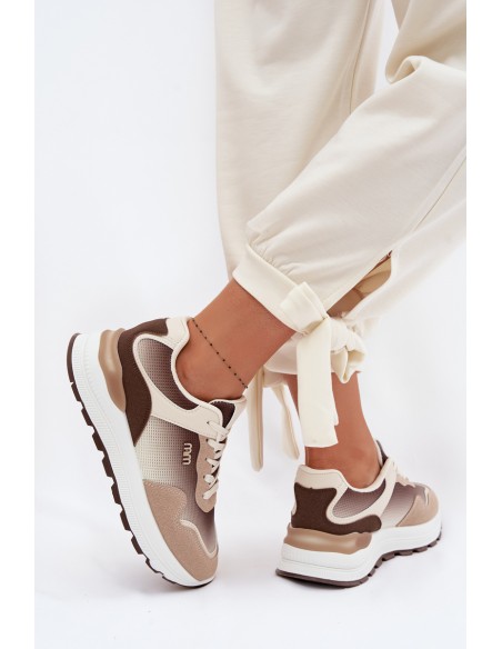 Women's Platform Sneakers Brown Lelmira