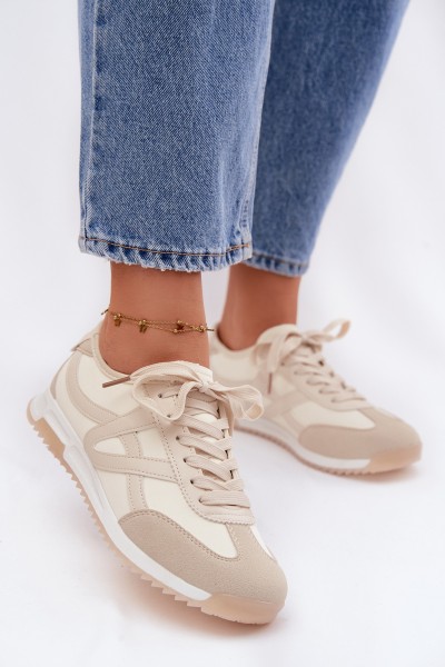 Vinceza Women's Sneakers 11674 Beige