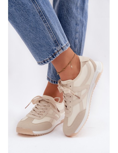Vinceza Women's Sneakers 11674 Beige