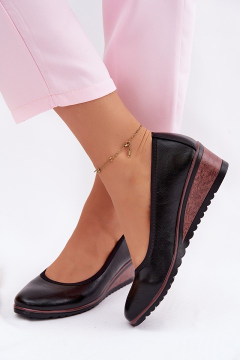 Women's Platform Shoes Vinceza 58628 Black