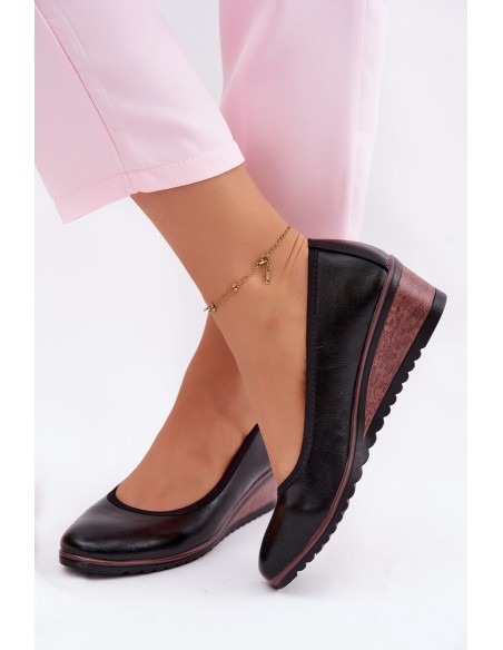 Women's Platform Shoes Vinceza 58628 Black