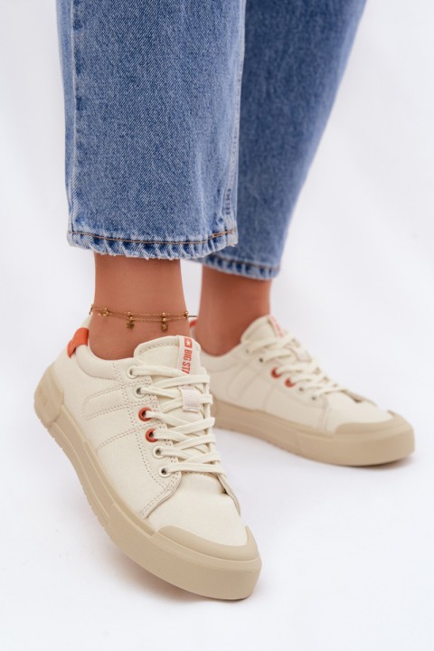 Women's Sneakers Big Star NN274445 Memory Foam System Beige