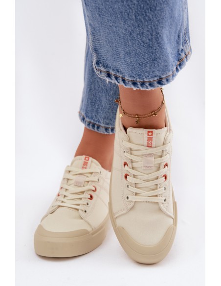 Women's Sneakers Big Star NN274445 Memory Foam System Beige