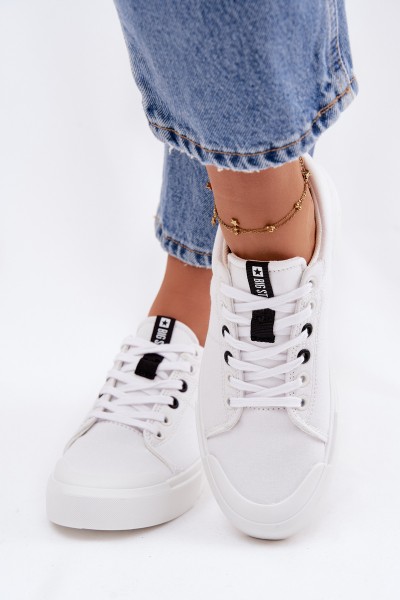 Women's Sneakers Big Star NN274444 Memory Foam System White 2