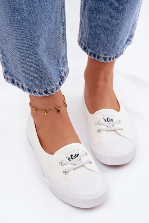 Women's Sneakers Lee Cooper LCW-26-31-4356 White