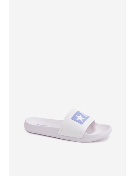 Women's Slides Big Star TT274A002 White-Blue