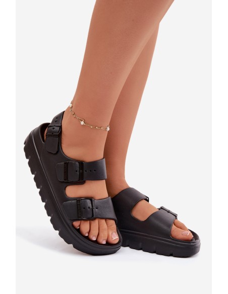 Women's Foam Platform Sandals Big Star TT274A031 Black