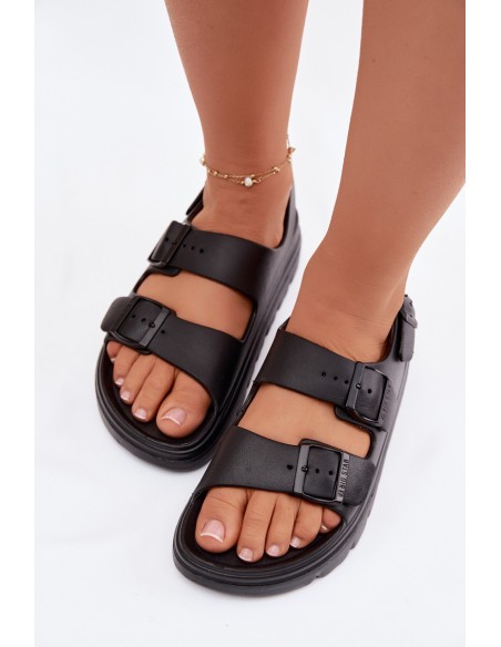 Women's Foam Platform Sandals Big Star TT274A031 Black