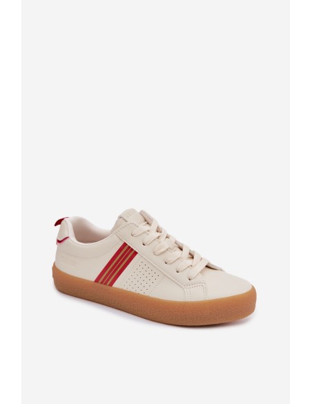 Eco Leather Women's Sneakers Big Star TT274307 Light Beige