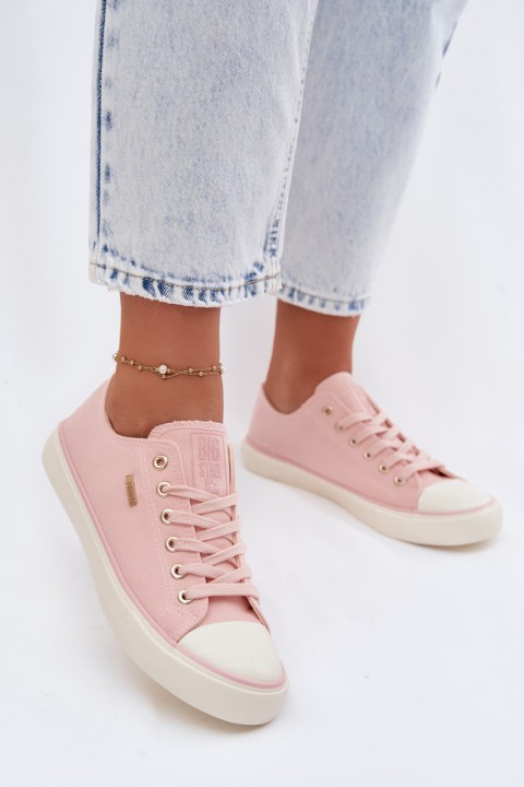 Women's Low Pink Sneakers Big Star TT274776