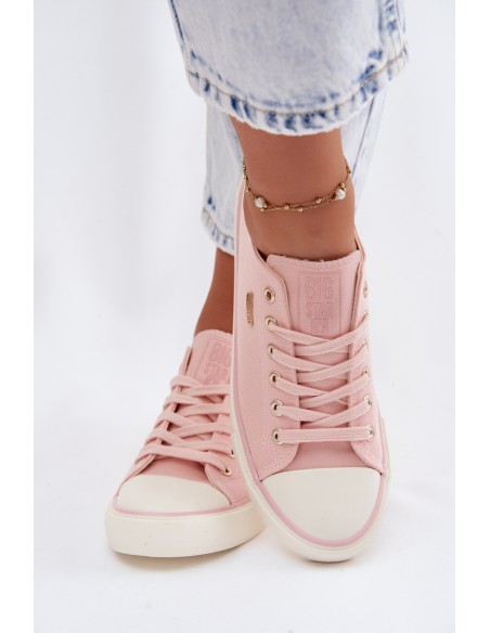 Women's Low Pink Sneakers Big Star TT274776