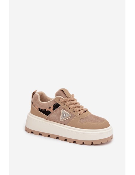 Women's Platform Sneakers Beige Florinda