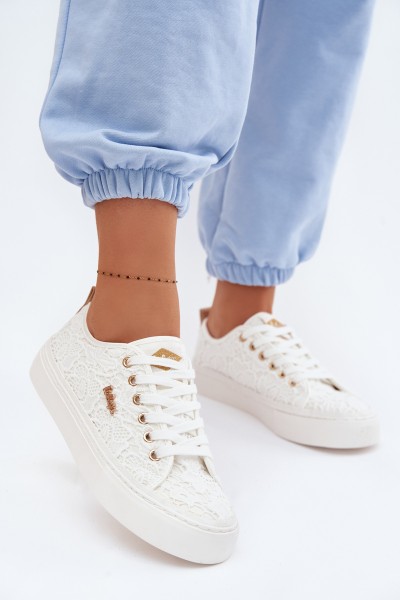 Women's Sneakers With Lace Lee Cooper LCW-26-02-4060 White