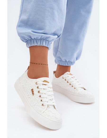 Women's Sneakers With Lace Lee Cooper LCW-26-02-4060 White