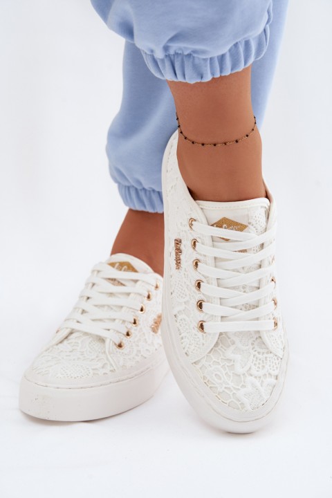 Women's Sneakers With Lace Lee Cooper LCW-26-02-4060 White