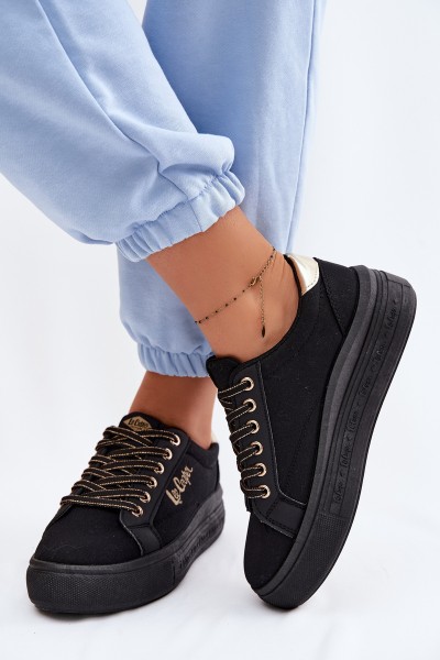 Women's Platform Sneakers Lee Cooper LCW-26-44-4476 Black