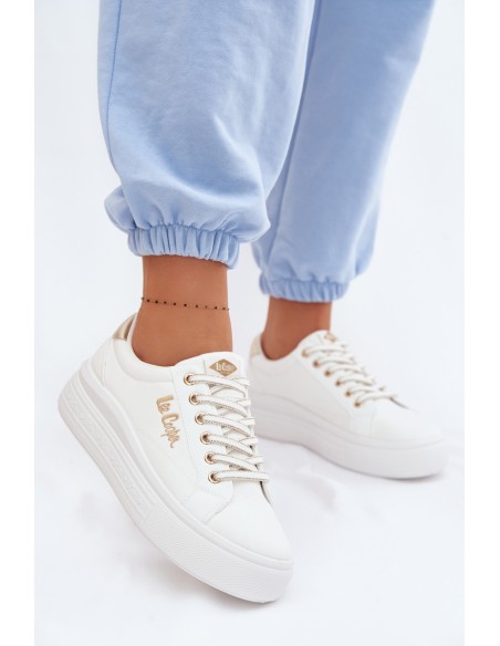 Women's Platform Sneakers Lee Cooper LCW-26-44-4478 White