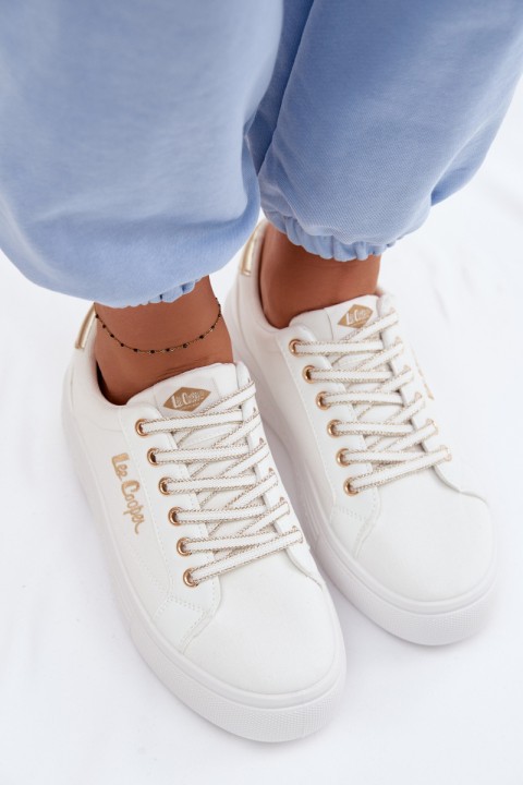 Women's Platform Sneakers Lee Cooper LCW-26-44-4478 White