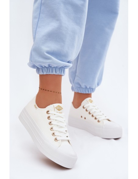 Women's Platform Sneakers Lee Cooper LCW-26-31-4369 White
