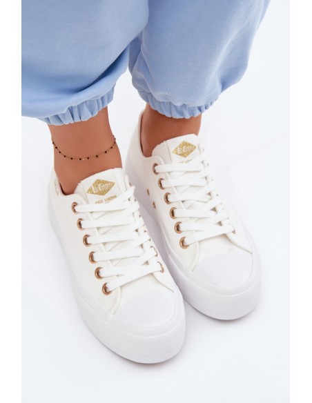Women's Platform Sneakers Lee Cooper LCW-26-31-4369 White