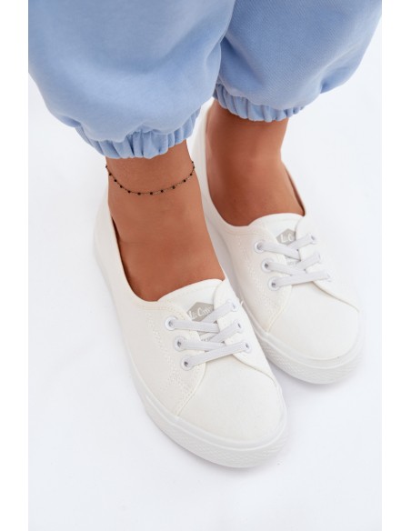 Women's White Sneakers Lee Cooper LCW-26-02-4044
