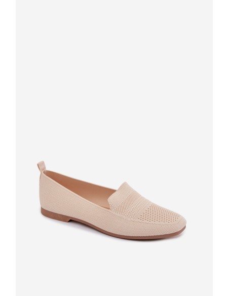 Women's Fabric Loafers Light Beige Dorielle