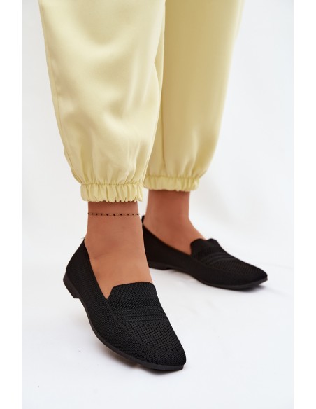 Women's Fabric Loafers Black Dorielle