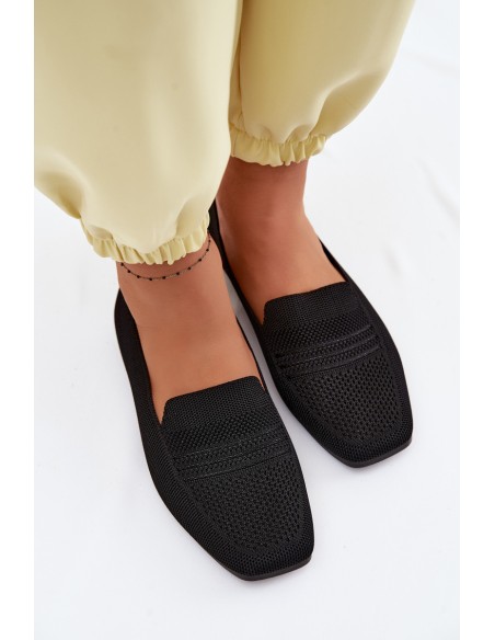 Women's Fabric Loafers Black Dorielle