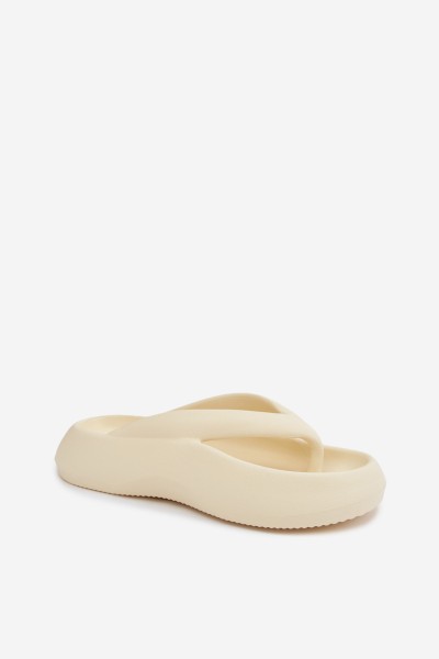 Women's Foam Flip Flops Light Beige Roux