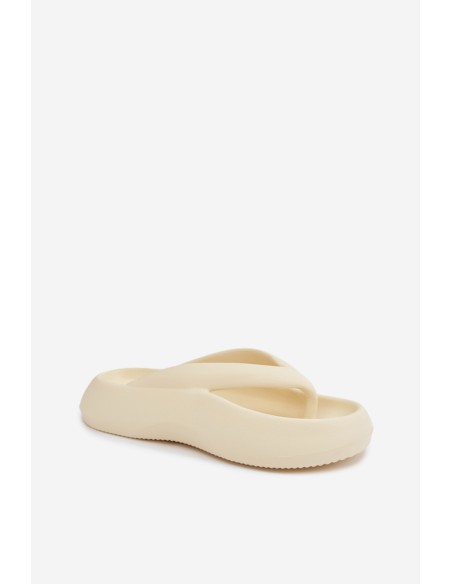 Women's Foam Flip Flops Light Beige Roux
