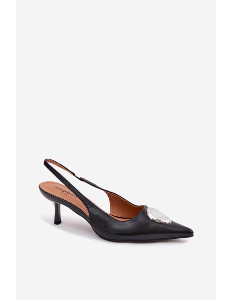 Women's High Heel Sandals with Decorative Detail Isadora