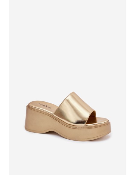 Women's Wedge Sandals Gold Virelia