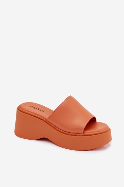 Women's Platform Orange Sandals Virelia 2