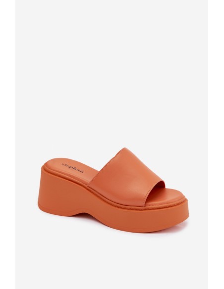 Women's Platform Orange Sandals Virelia